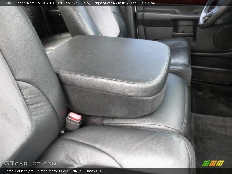 Bright Silver Metallic / Dark Slate Gray 2003 Dodge Ram 3500 SLT Quad Cab 4x4 Dually