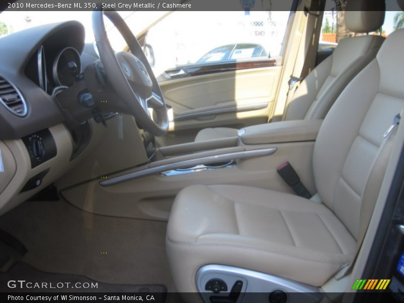 Steel Grey Metallic / Cashmere 2010 Mercedes-Benz ML 350