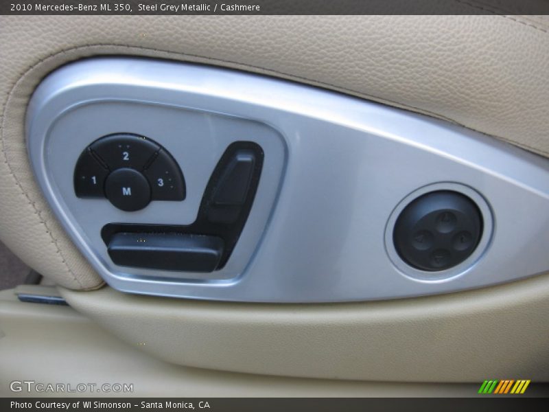 Steel Grey Metallic / Cashmere 2010 Mercedes-Benz ML 350