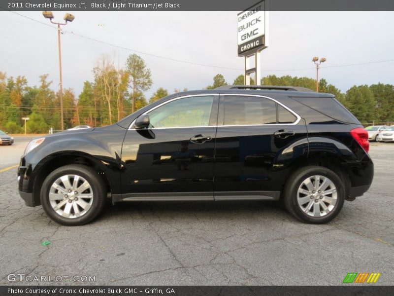 Black / Light Titanium/Jet Black 2011 Chevrolet Equinox LT