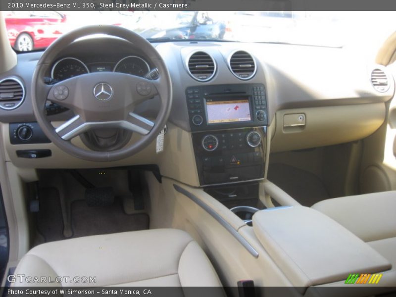 Steel Grey Metallic / Cashmere 2010 Mercedes-Benz ML 350