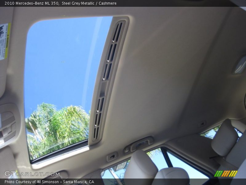 Steel Grey Metallic / Cashmere 2010 Mercedes-Benz ML 350