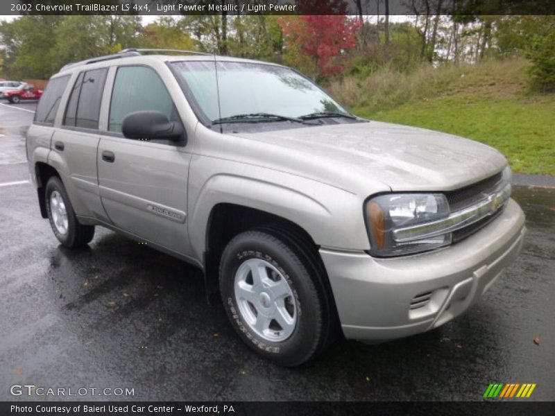 Light Pewter Metallic / Light Pewter 2002 Chevrolet TrailBlazer LS 4x4