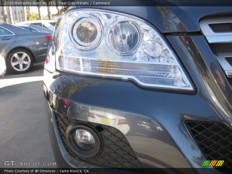 Steel Grey Metallic / Cashmere 2010 Mercedes-Benz ML 350