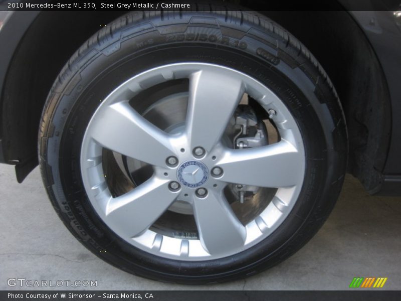 Steel Grey Metallic / Cashmere 2010 Mercedes-Benz ML 350