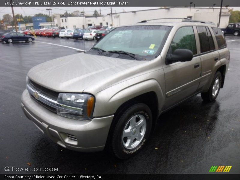 Light Pewter Metallic / Light Pewter 2002 Chevrolet TrailBlazer LS 4x4