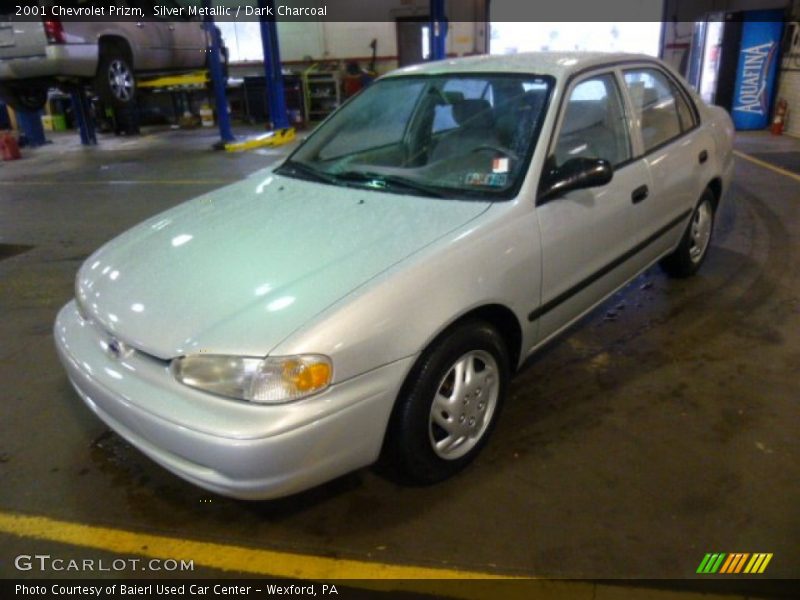 Silver Metallic / Dark Charcoal 2001 Chevrolet Prizm