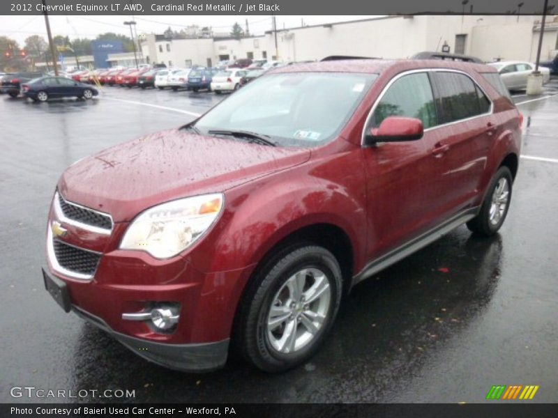 Cardinal Red Metallic / Jet Black 2012 Chevrolet Equinox LT AWD