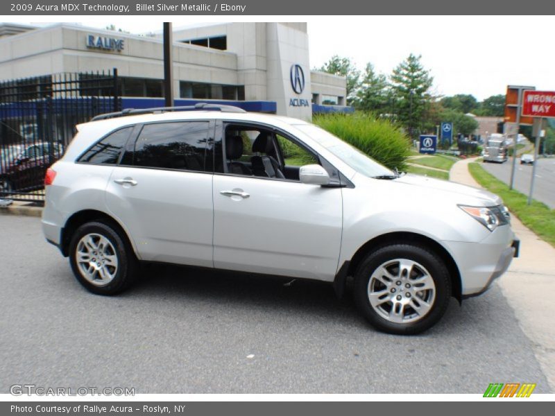 Billet Silver Metallic / Ebony 2009 Acura MDX Technology