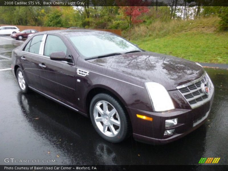 Black Cherry / Light Gray 2008 Cadillac STS V6