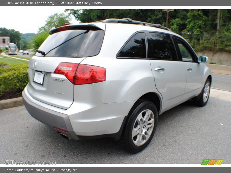 Billet Silver Metallic / Ebony 2009 Acura MDX Technology