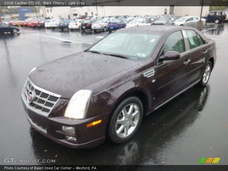 Black Cherry / Light Gray 2008 Cadillac STS V6