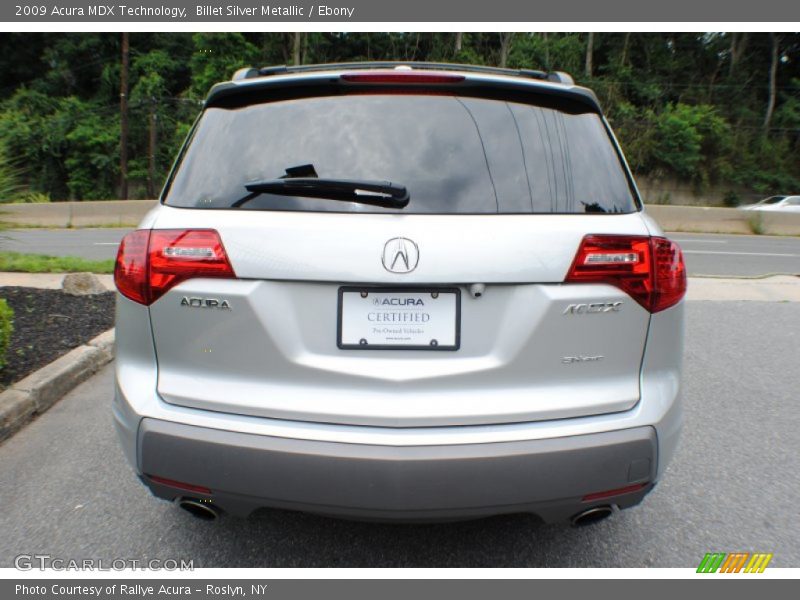 Billet Silver Metallic / Ebony 2009 Acura MDX Technology