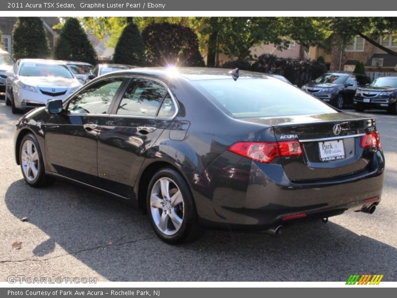 Graphite Luster Pearl / Ebony 2011 Acura TSX Sedan