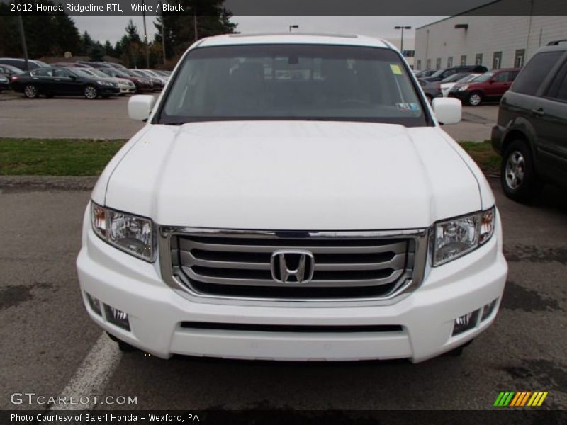 White / Black 2012 Honda Ridgeline RTL