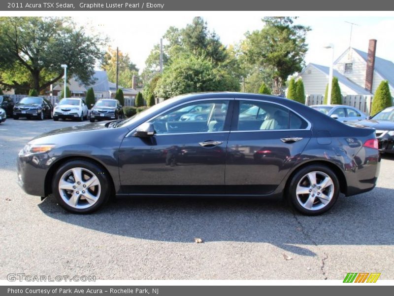 Graphite Luster Pearl / Ebony 2011 Acura TSX Sedan