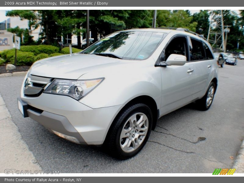 Billet Silver Metallic / Ebony 2009 Acura MDX Technology