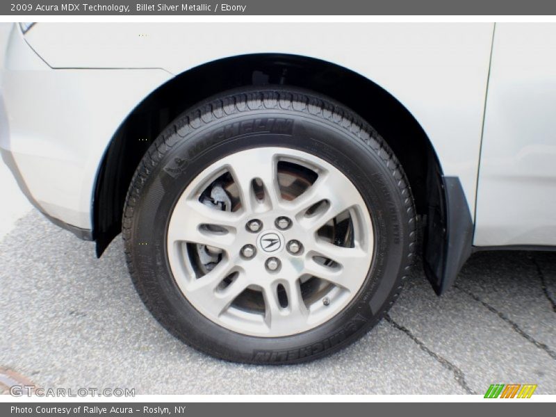 Billet Silver Metallic / Ebony 2009 Acura MDX Technology