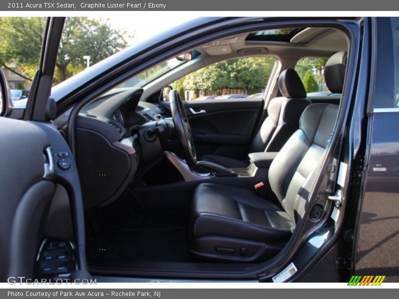 Graphite Luster Pearl / Ebony 2011 Acura TSX Sedan