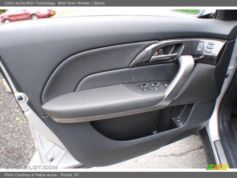 Billet Silver Metallic / Ebony 2009 Acura MDX Technology