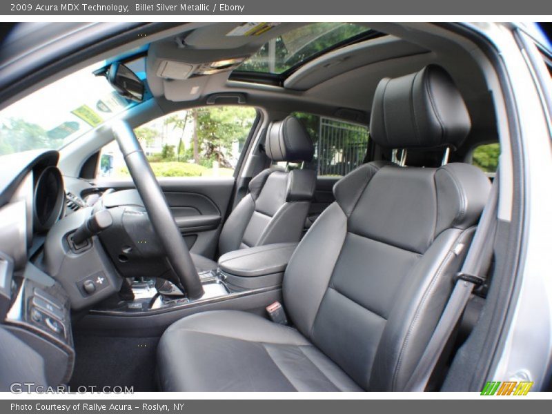Billet Silver Metallic / Ebony 2009 Acura MDX Technology