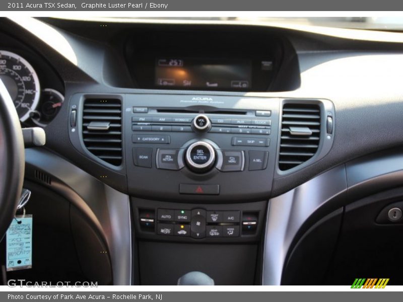 Graphite Luster Pearl / Ebony 2011 Acura TSX Sedan