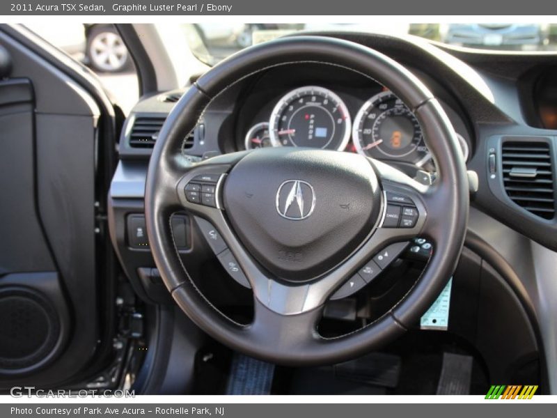 Graphite Luster Pearl / Ebony 2011 Acura TSX Sedan
