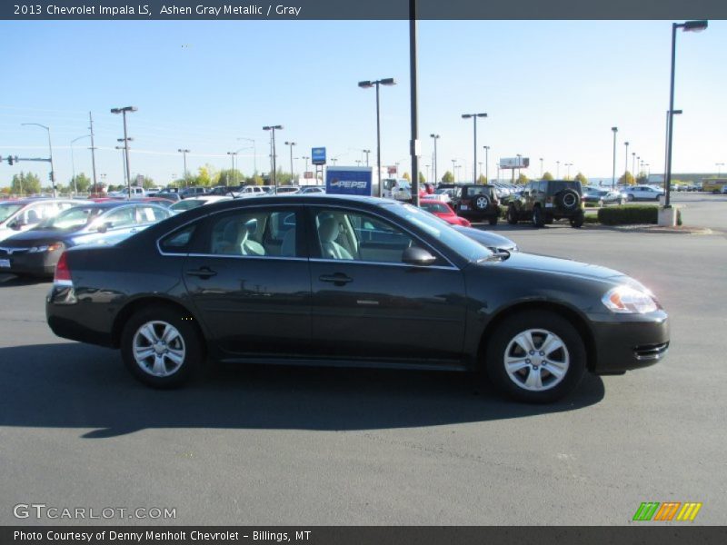 Ashen Gray Metallic / Gray 2013 Chevrolet Impala LS