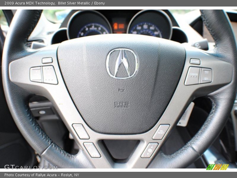 Billet Silver Metallic / Ebony 2009 Acura MDX Technology