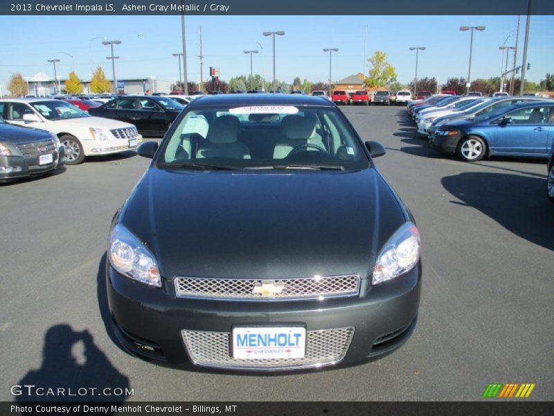 Ashen Gray Metallic / Gray 2013 Chevrolet Impala LS