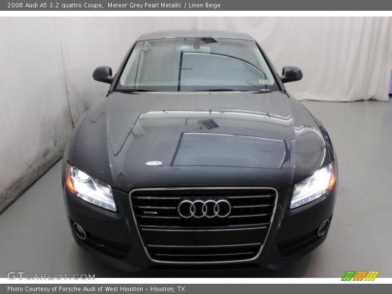 Meteor Grey Pearl Metallic / Linen Beige 2008 Audi A5 3.2 quattro Coupe