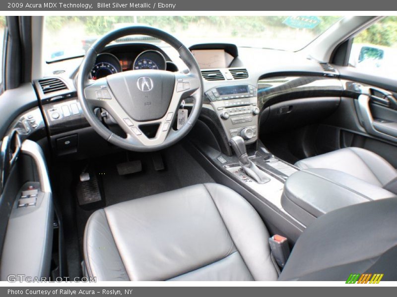 Billet Silver Metallic / Ebony 2009 Acura MDX Technology