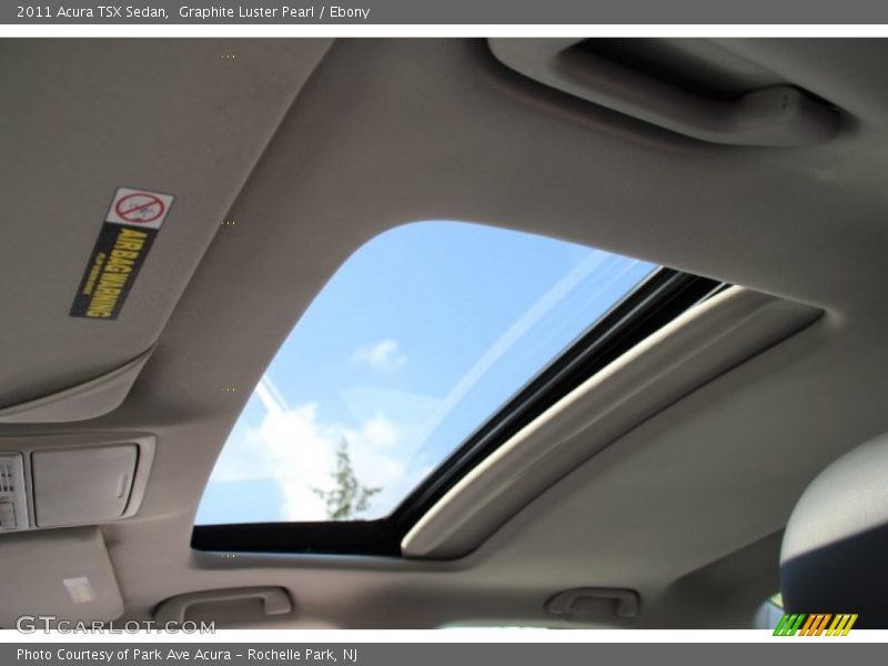 Graphite Luster Pearl / Ebony 2011 Acura TSX Sedan