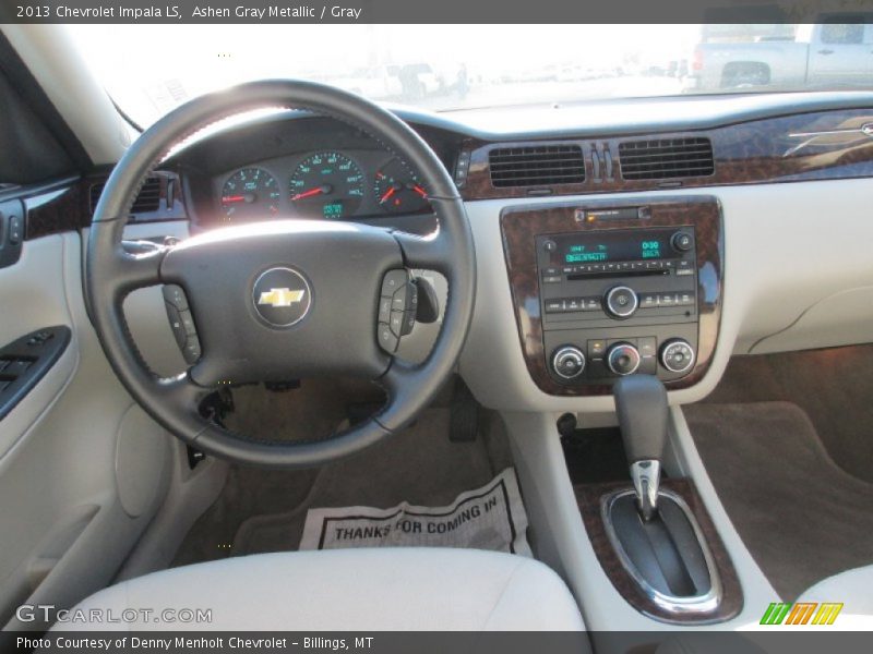 Ashen Gray Metallic / Gray 2013 Chevrolet Impala LS