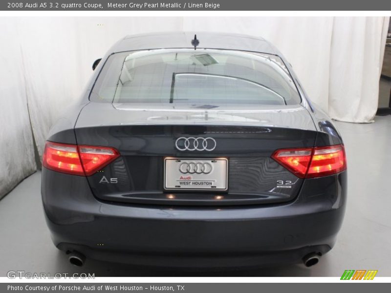 Meteor Grey Pearl Metallic / Linen Beige 2008 Audi A5 3.2 quattro Coupe