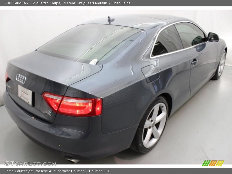 Meteor Grey Pearl Metallic / Linen Beige 2008 Audi A5 3.2 quattro Coupe