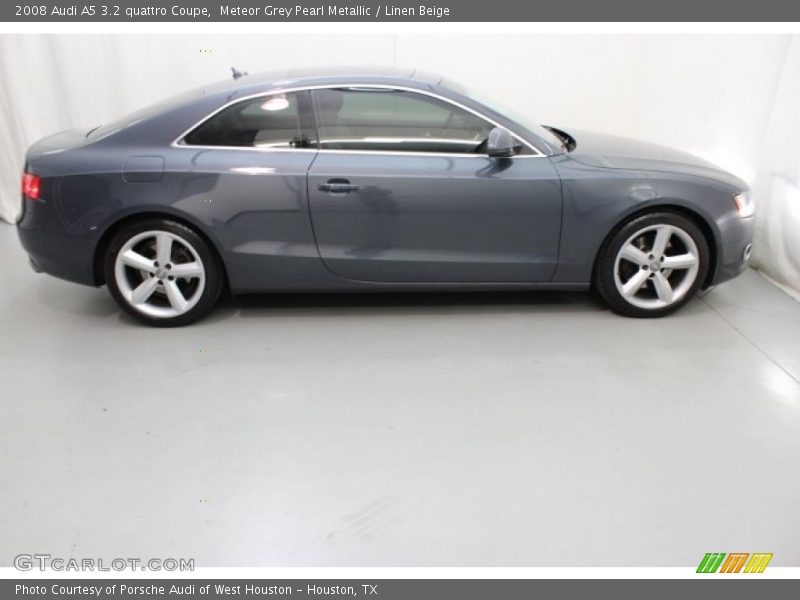 Meteor Grey Pearl Metallic / Linen Beige 2008 Audi A5 3.2 quattro Coupe