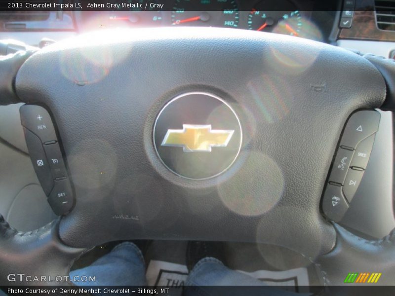 Ashen Gray Metallic / Gray 2013 Chevrolet Impala LS