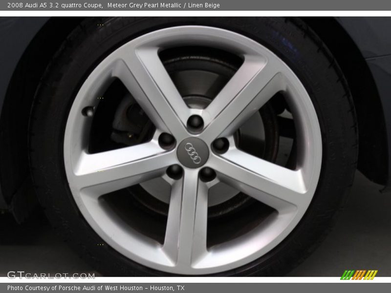 Meteor Grey Pearl Metallic / Linen Beige 2008 Audi A5 3.2 quattro Coupe