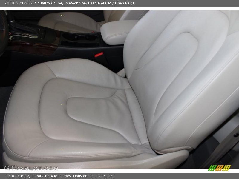 Meteor Grey Pearl Metallic / Linen Beige 2008 Audi A5 3.2 quattro Coupe
