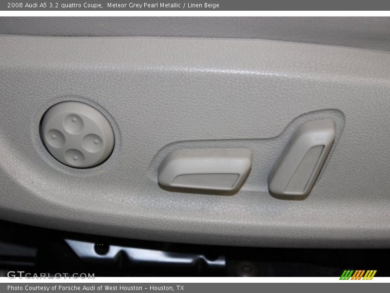 Meteor Grey Pearl Metallic / Linen Beige 2008 Audi A5 3.2 quattro Coupe