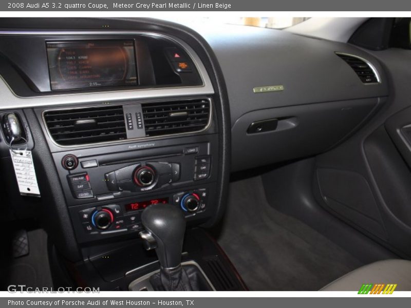 Meteor Grey Pearl Metallic / Linen Beige 2008 Audi A5 3.2 quattro Coupe