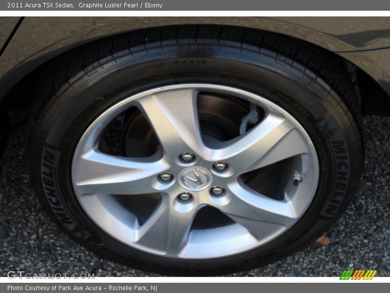 Graphite Luster Pearl / Ebony 2011 Acura TSX Sedan