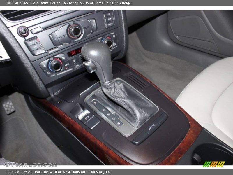 Meteor Grey Pearl Metallic / Linen Beige 2008 Audi A5 3.2 quattro Coupe