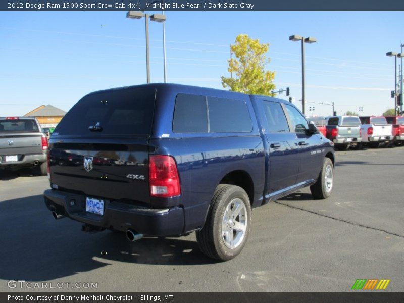 Midnight Blue Pearl / Dark Slate Gray 2012 Dodge Ram 1500 Sport Crew Cab 4x4