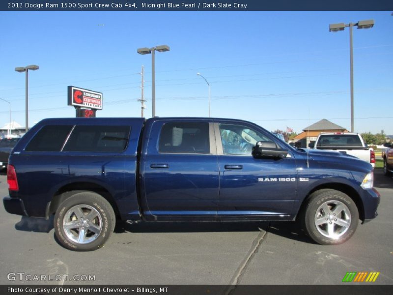 Midnight Blue Pearl / Dark Slate Gray 2012 Dodge Ram 1500 Sport Crew Cab 4x4