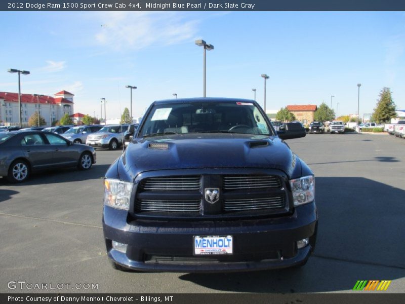 Midnight Blue Pearl / Dark Slate Gray 2012 Dodge Ram 1500 Sport Crew Cab 4x4