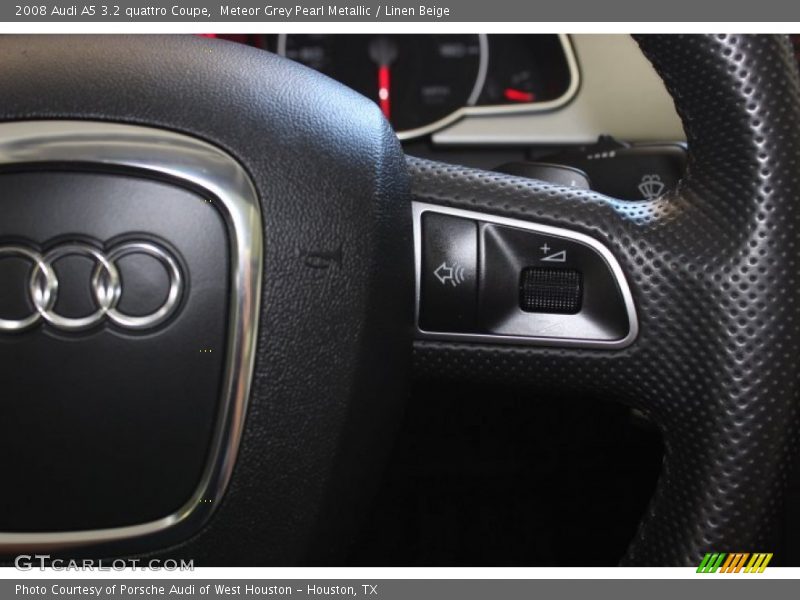 Meteor Grey Pearl Metallic / Linen Beige 2008 Audi A5 3.2 quattro Coupe