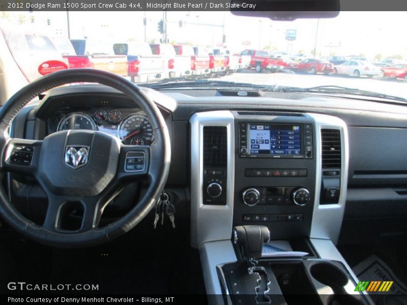 Midnight Blue Pearl / Dark Slate Gray 2012 Dodge Ram 1500 Sport Crew Cab 4x4