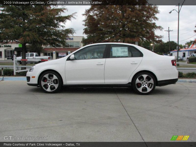 Candy White / Anthracite Black Leather 2009 Volkswagen GLI Sedan